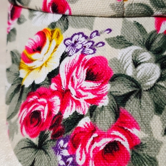 NEW Women's Adjustable Floral Canvas & Mesh Ballcap - Picture 3 of 16